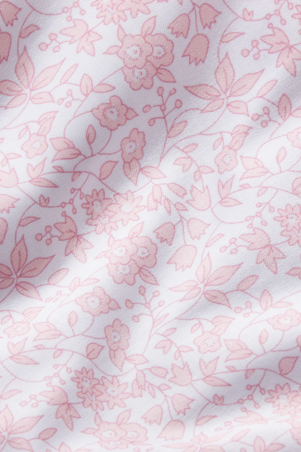 Pima Maternity Long Sleeve Nightgown in English Rose Garden Floral - Image 5