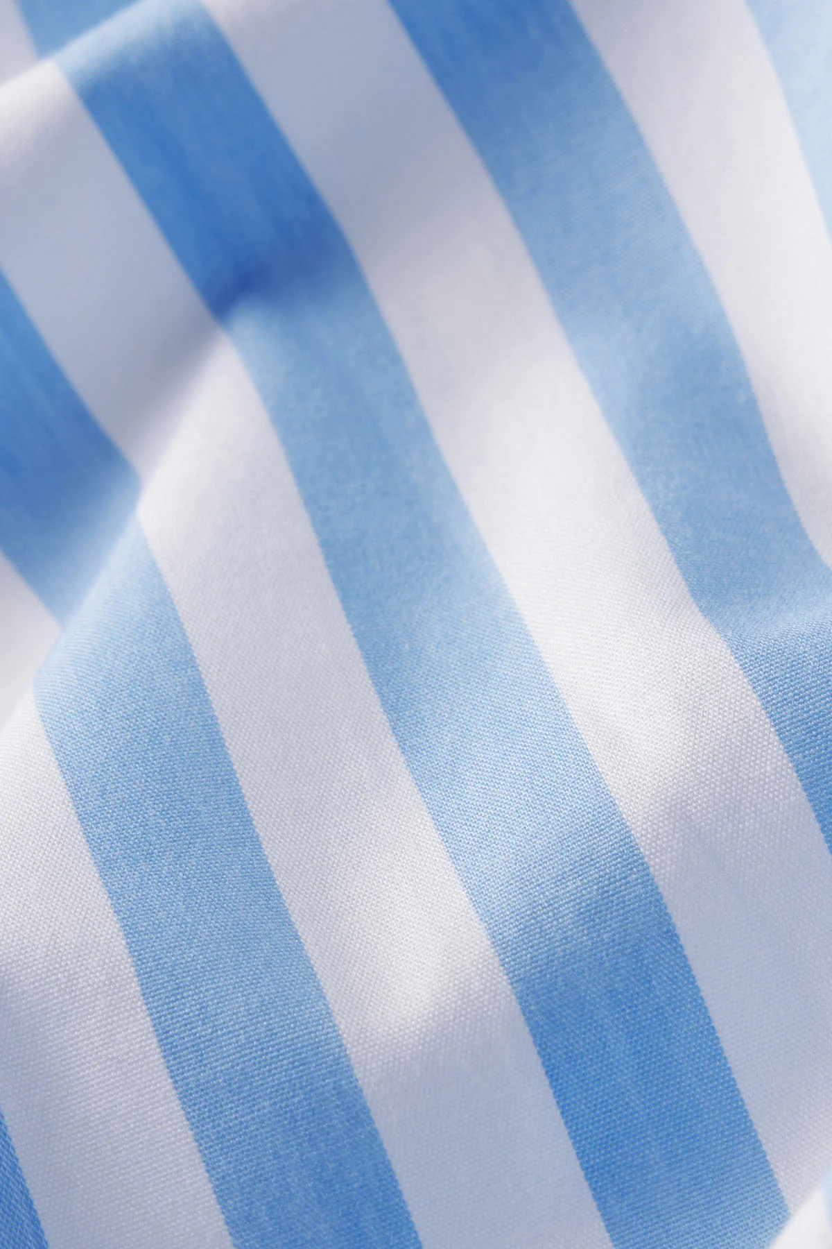 Poplin Piped Long-Short Set in Baltic Blue Beam Stripe - Image 5