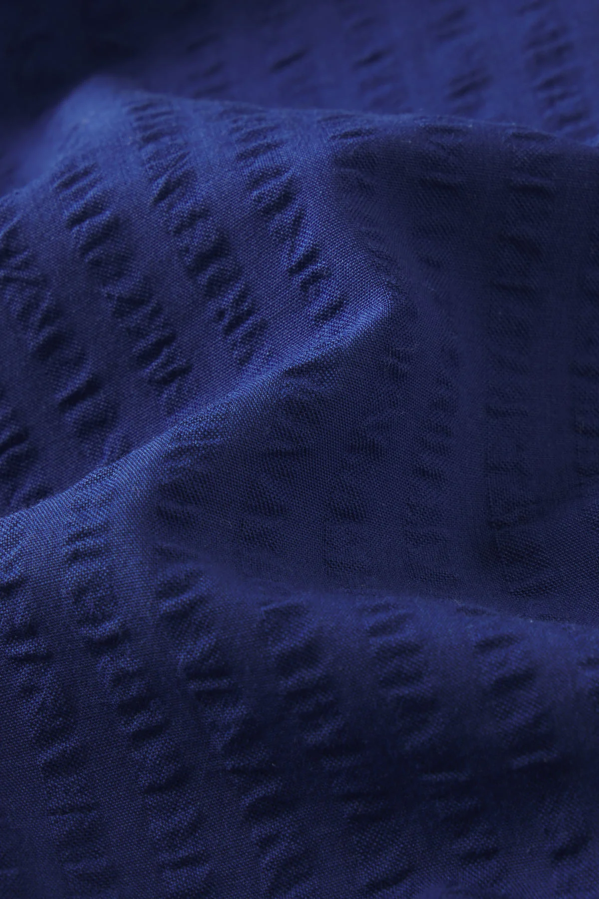 Charlie Nightgown in Blue Depths Seersucker - Image 5
