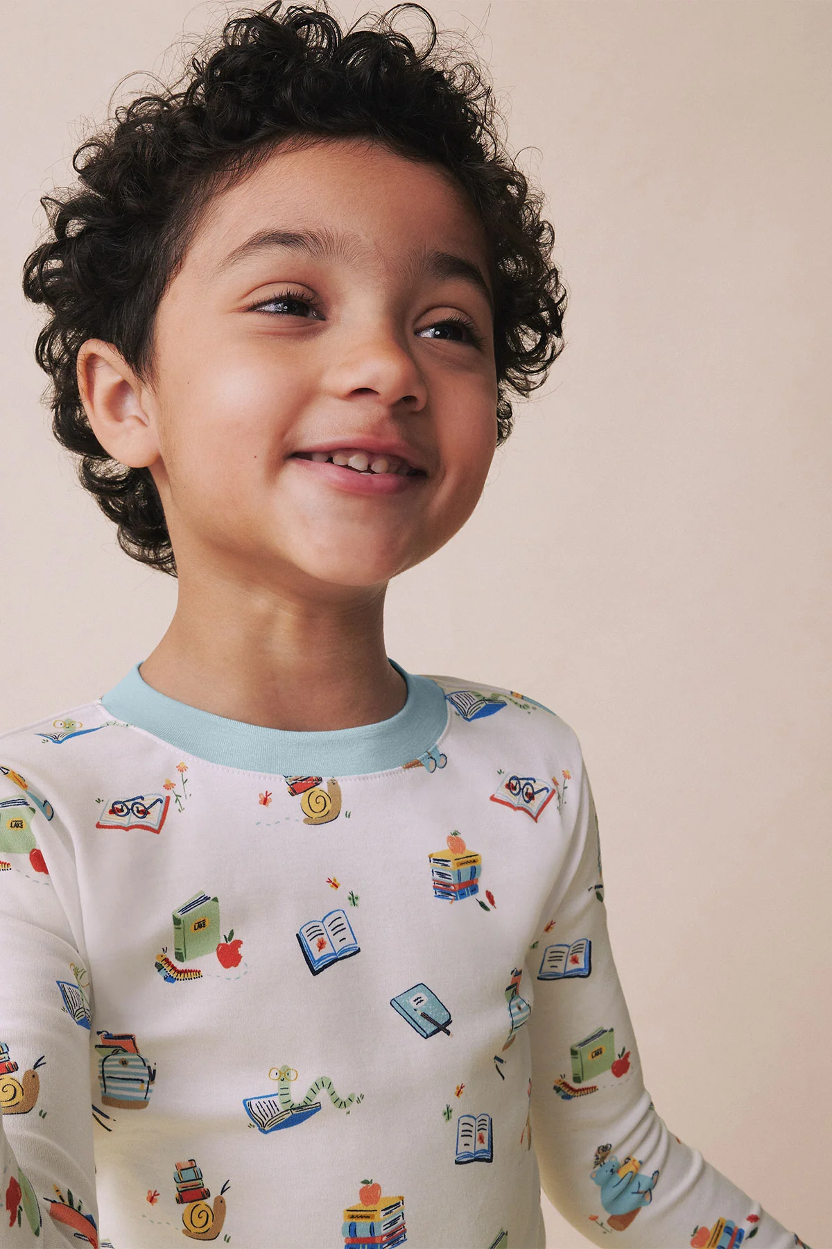 Kids Long-Long Set in Book Worm - Image 3