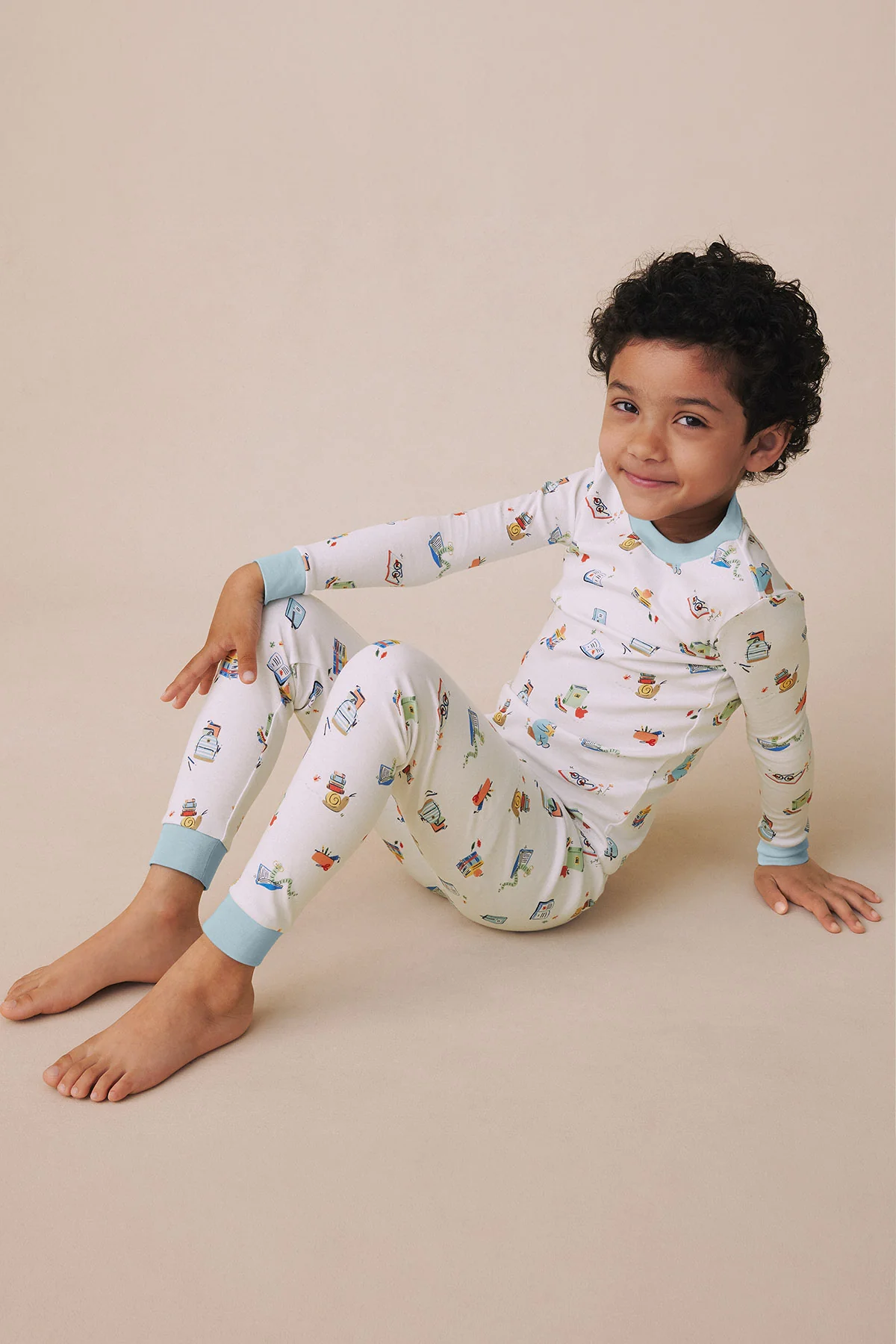 Kids Long-Long Set in Book Worm - Image 4