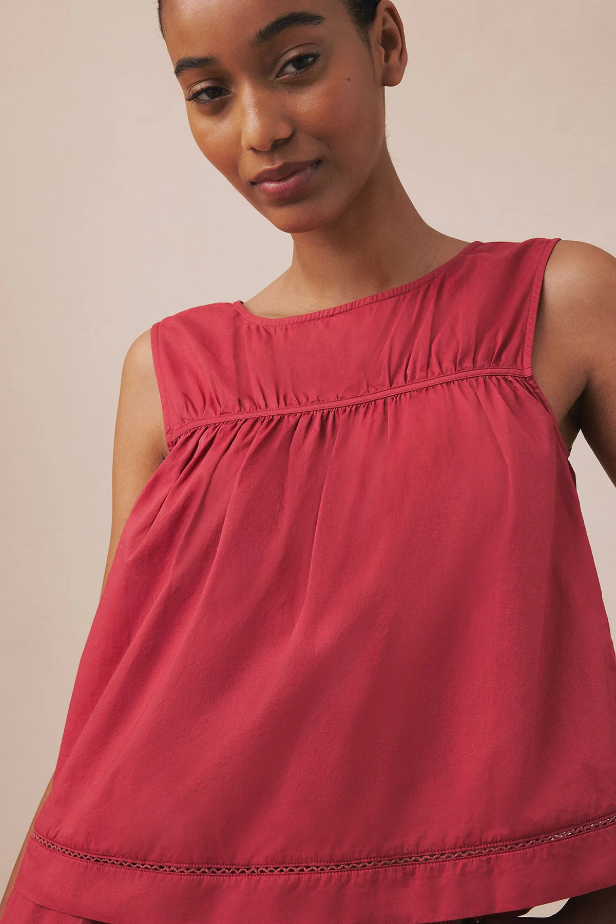 Celeste Tank-Long Set in Bordeaux - Image 4