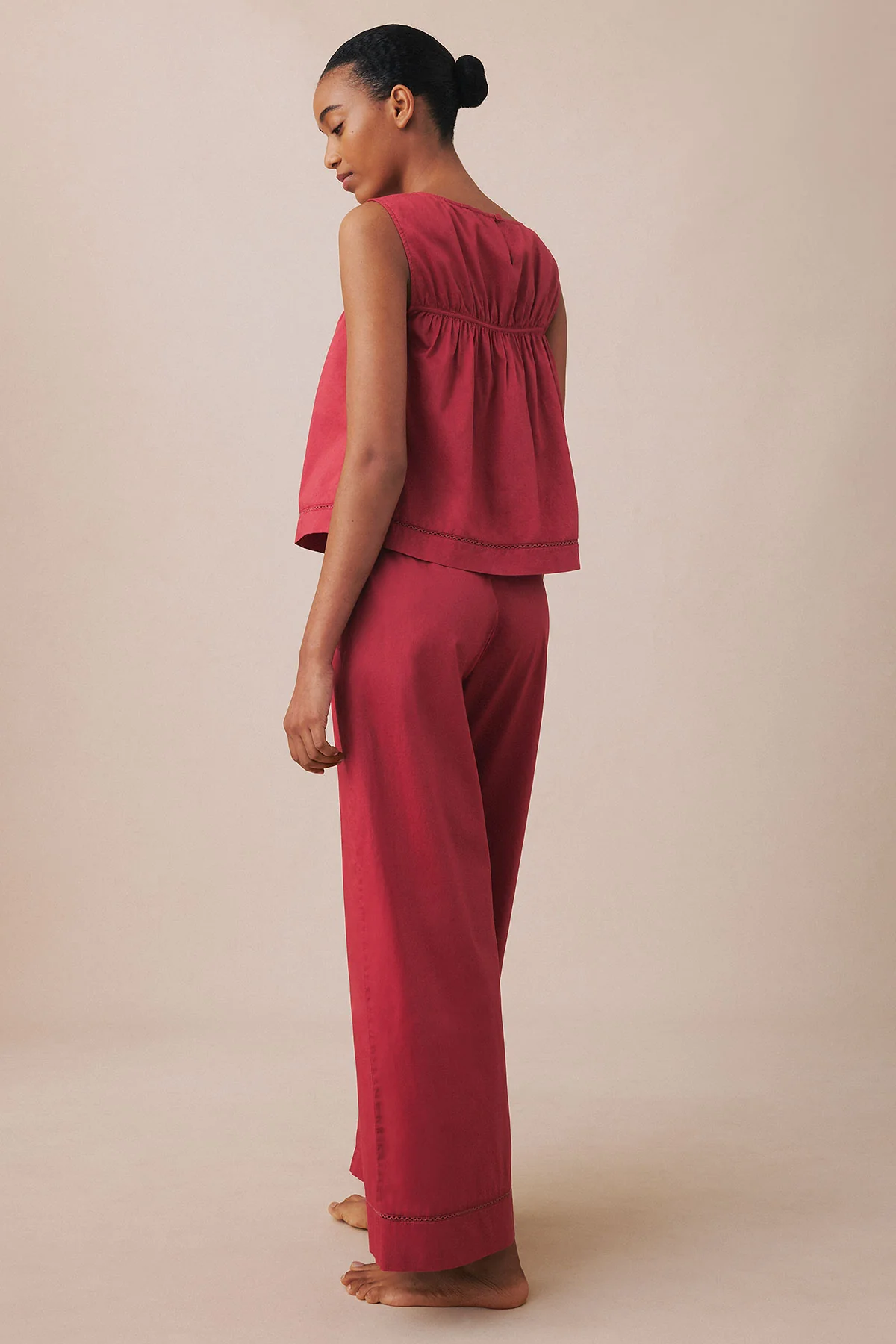 Celeste Tank-Long Set in Bordeaux - Image 6