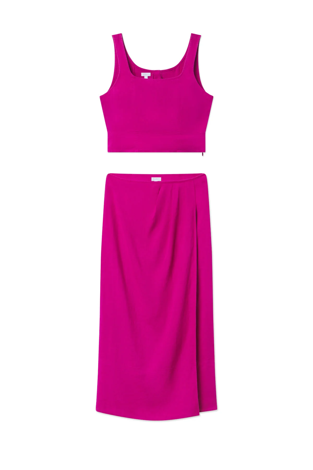 Flute Skirt Set in Fuchsia - Image 5