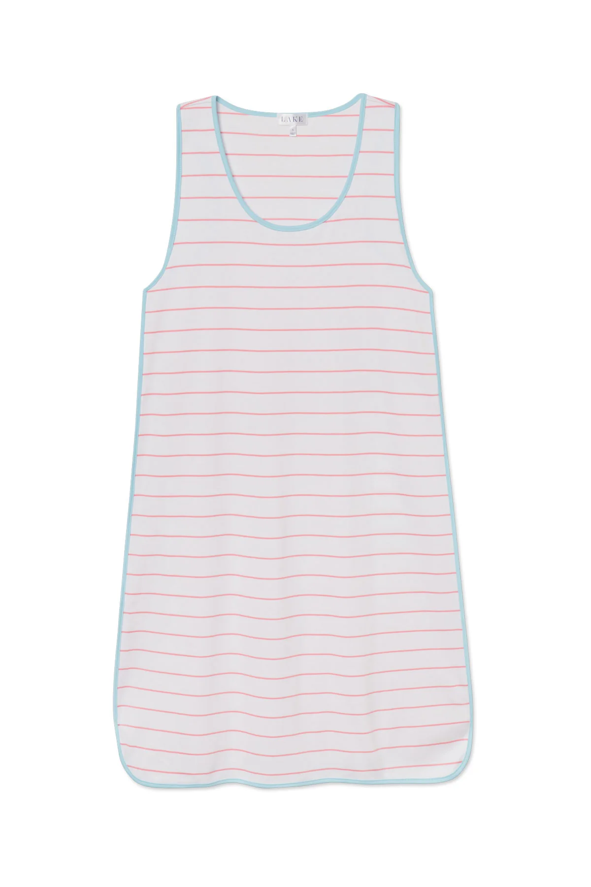 Pima Tank Gown in Gelato Boating Stripe