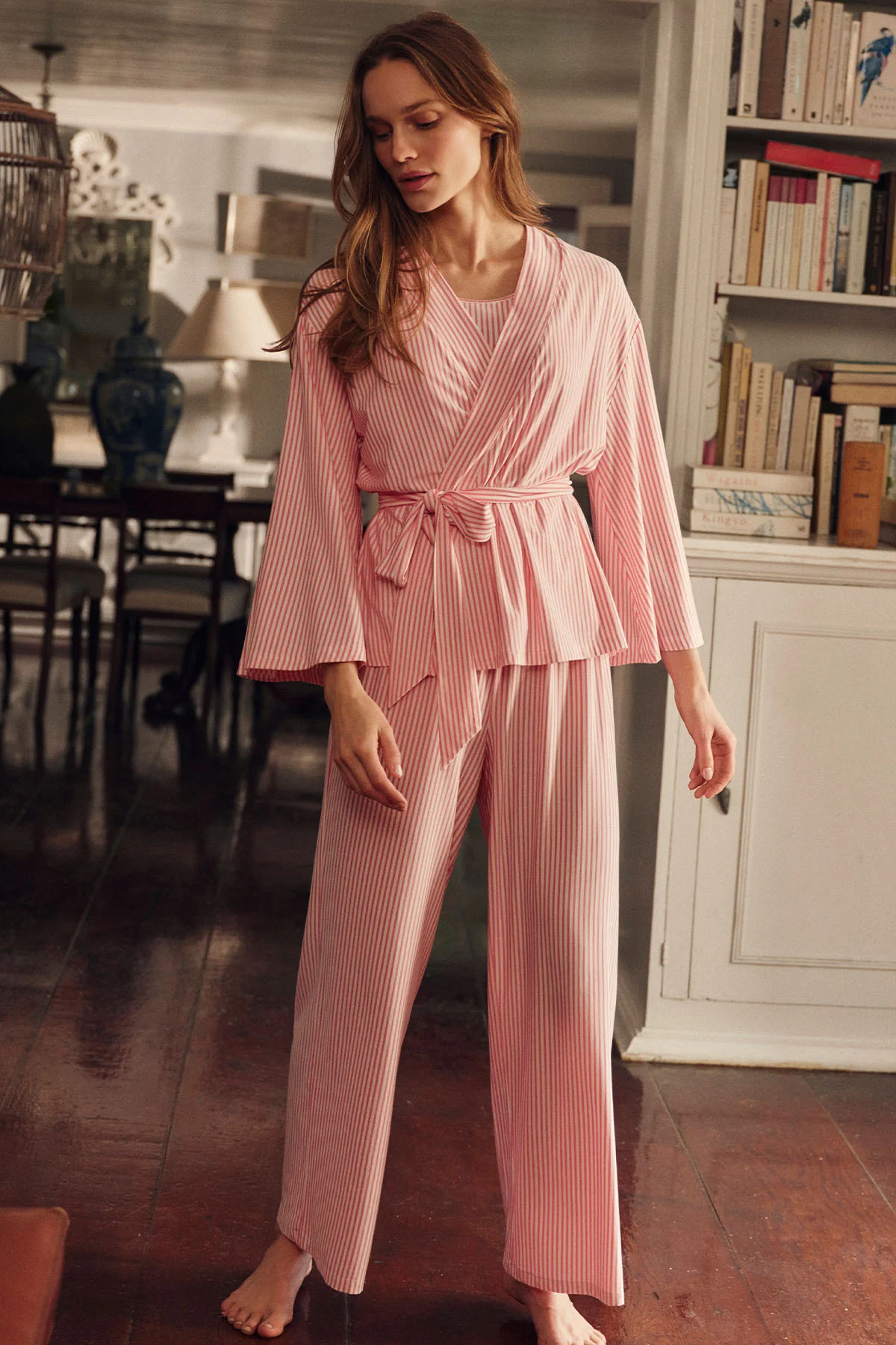 DreamModal® Kimono Pants Bundle in Gelato Pencil Stripe - Image 3