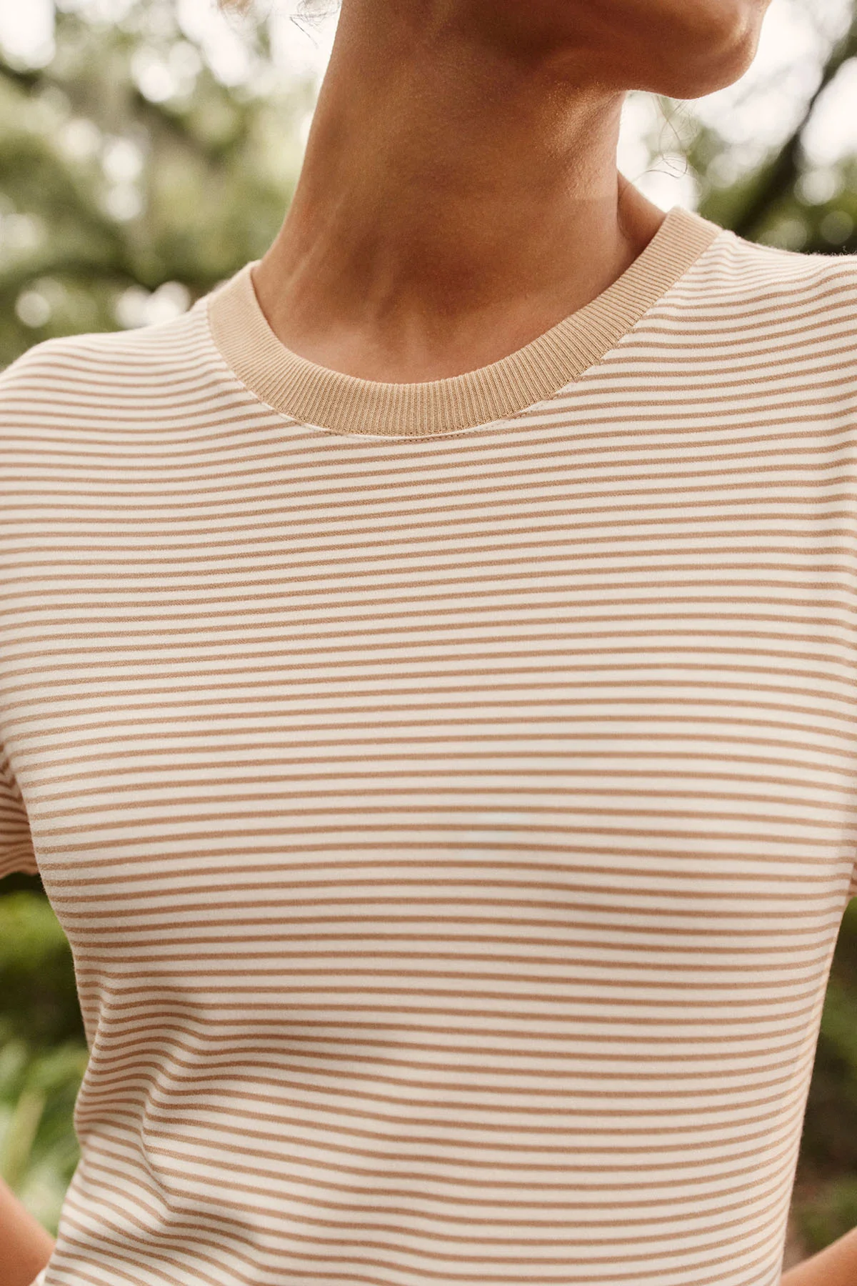 Everywhere Dress in Khaki Isle Stripe - Image 3