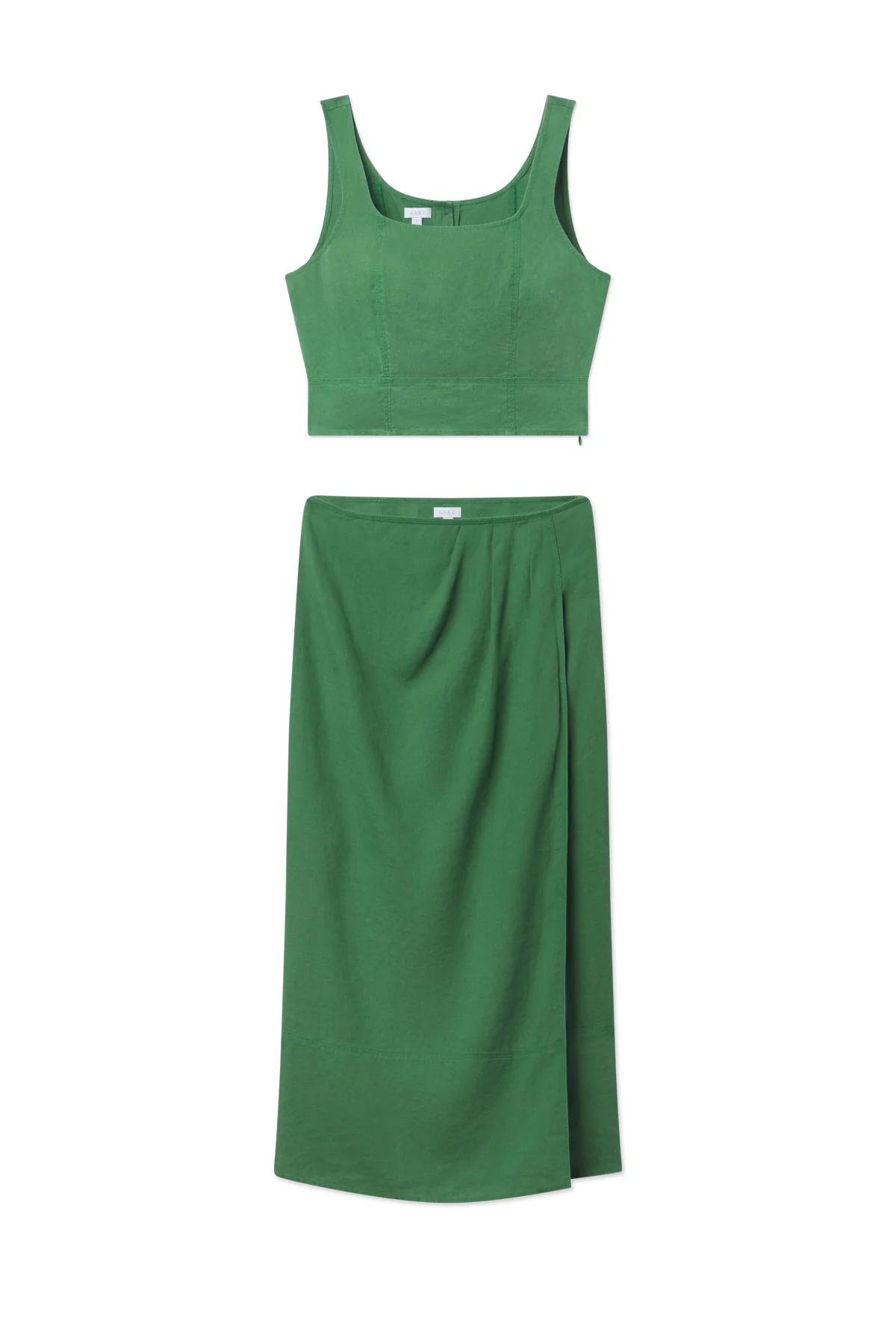Flute Skirt Set in Palm - Image 4