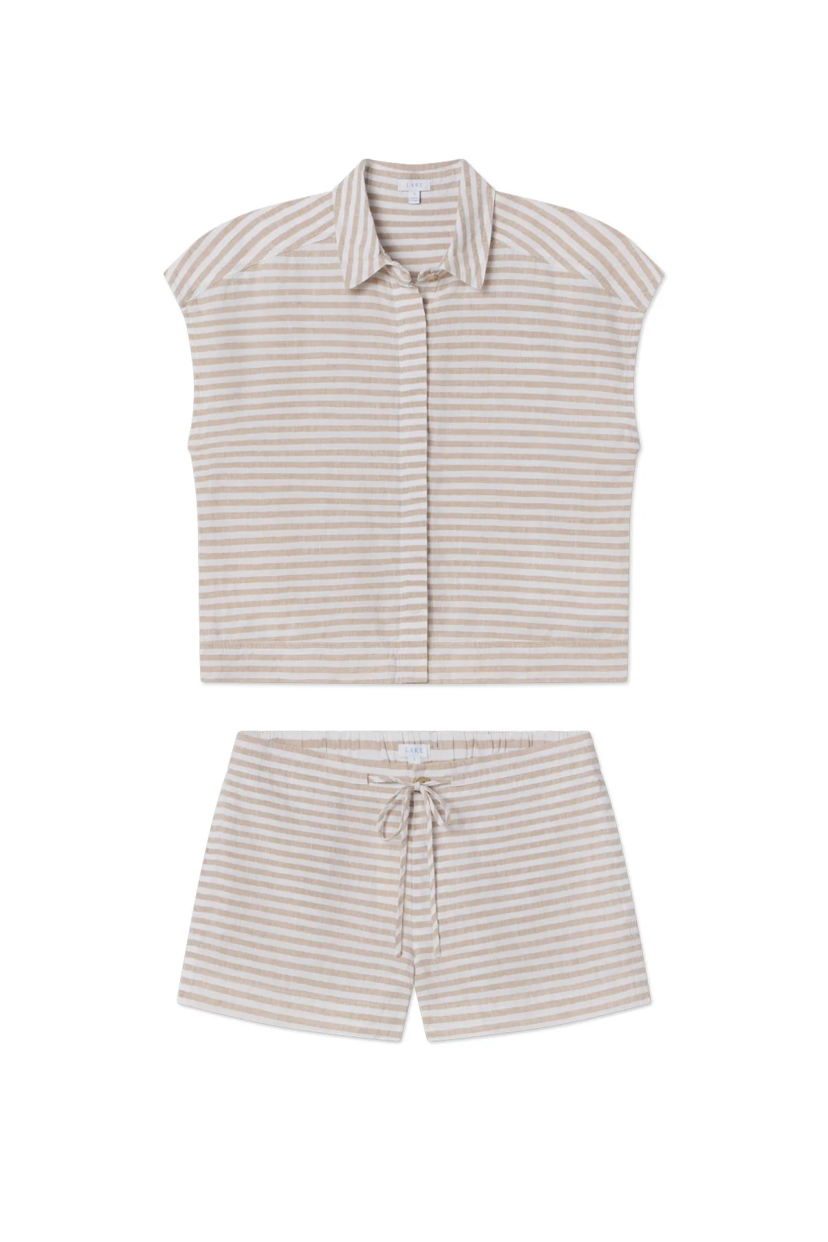 Cruise Short Set in Sandstone Amalfi Stripe - Image 5