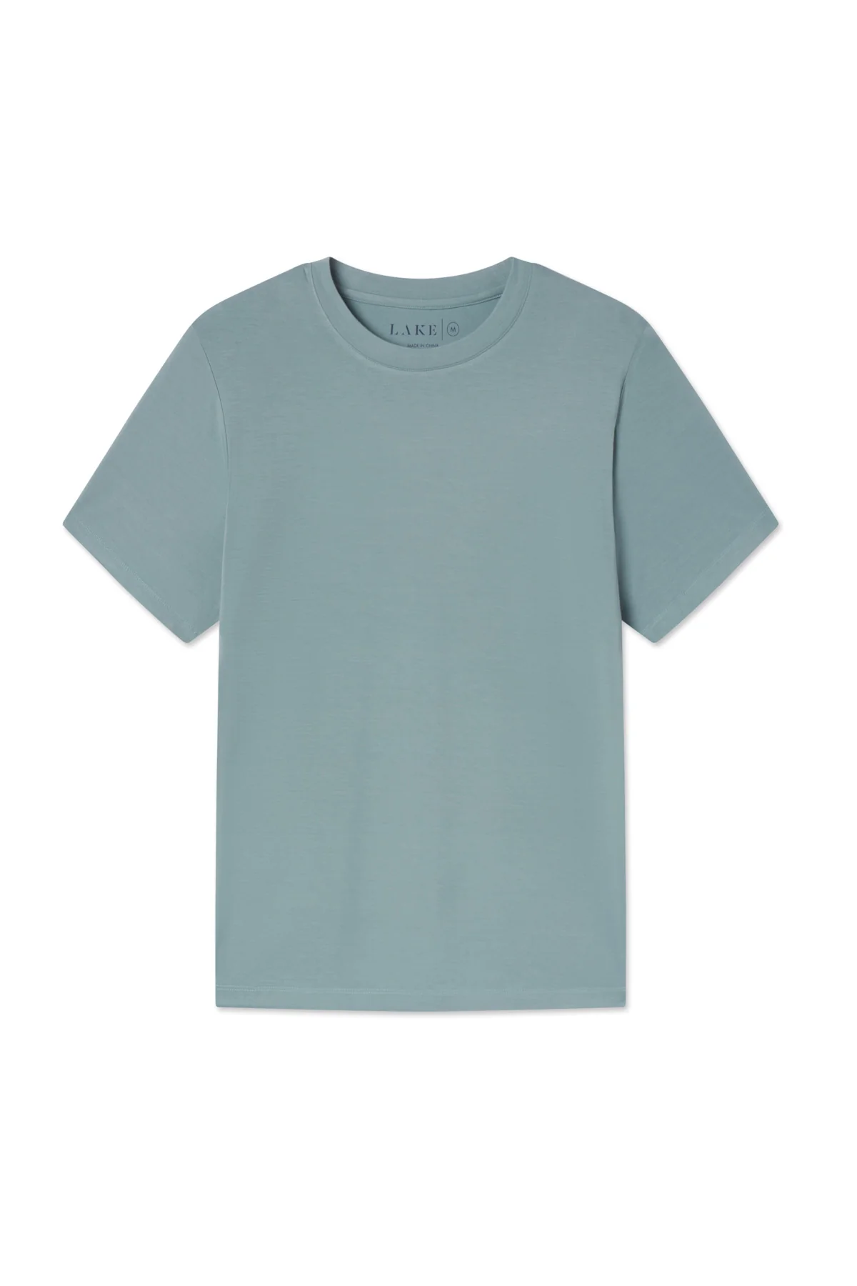 Men's Short Sleeve Bamboo Tee in Stone Blue